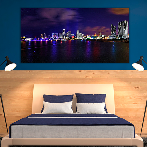 Miami Skyline at Night