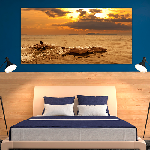 Playing in the sunset