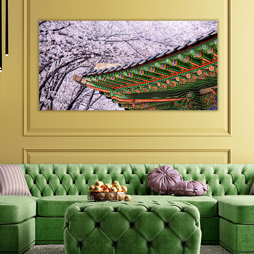 Palace with Cherry Blossom