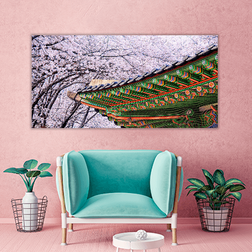 Palace with Cherry Blossom