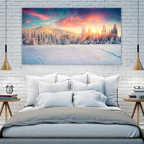 Colorful Winter Mountain