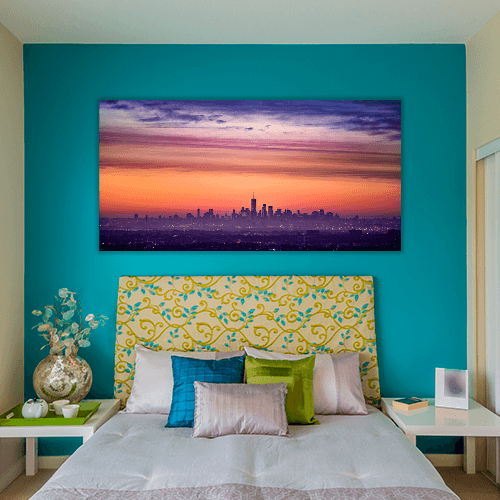 Colorful Sunrise over New York City