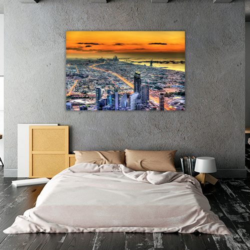 Sunset above Dubai