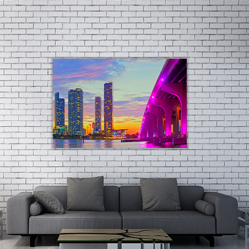 Miami Florida at Sunset
