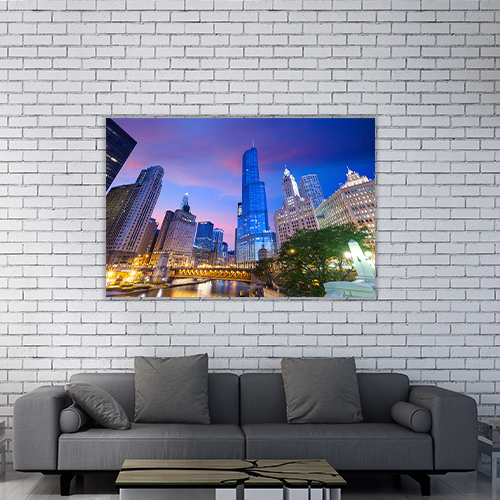 Downtown and Chicago River