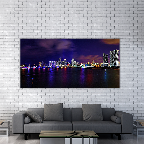 Miami Skyline at Night