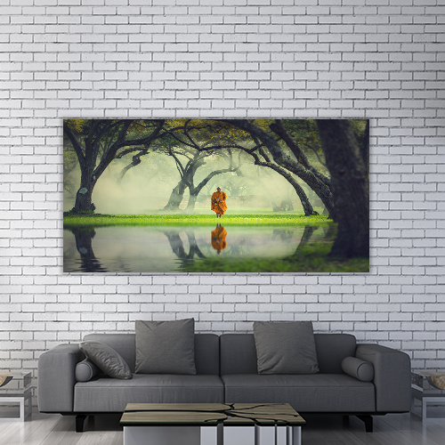 Monk in Deep Forest