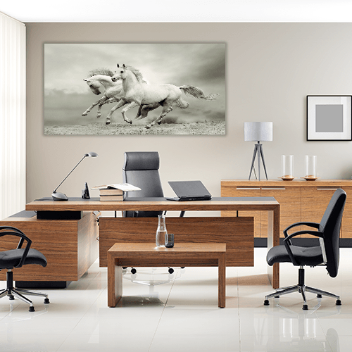 White Horses Run in Dust