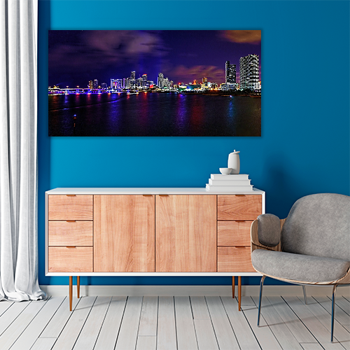 Miami Skyline at Night