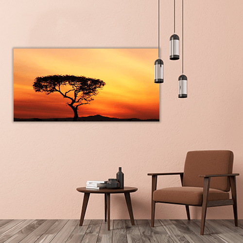 Sunset in a Tree