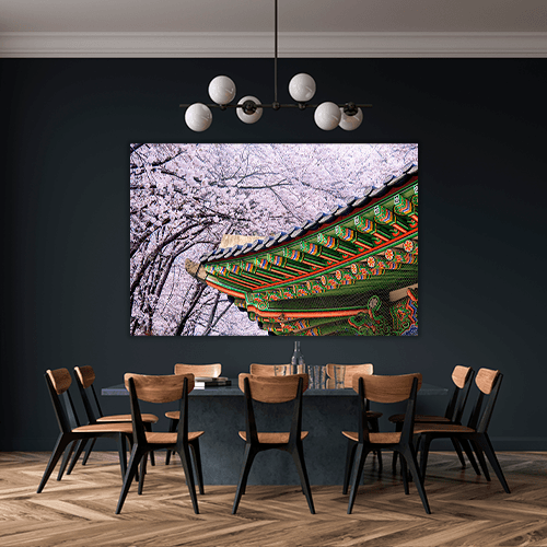 Palace with Cherry Blossom