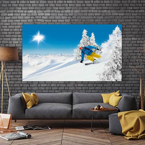 Skier on Piste