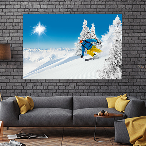 Skier on Piste