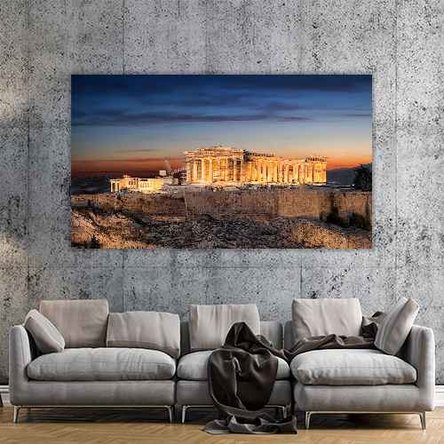 The Parthenon at the Acropolis of Athens