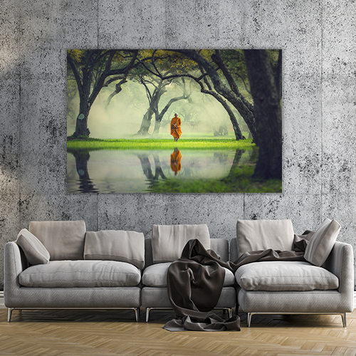 Monk in Deep Forest