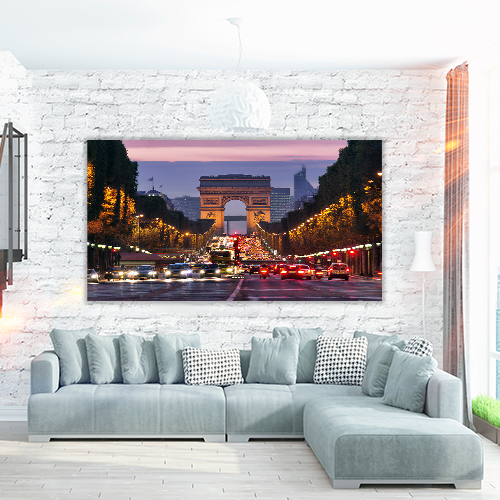 Champs Elysees at night
