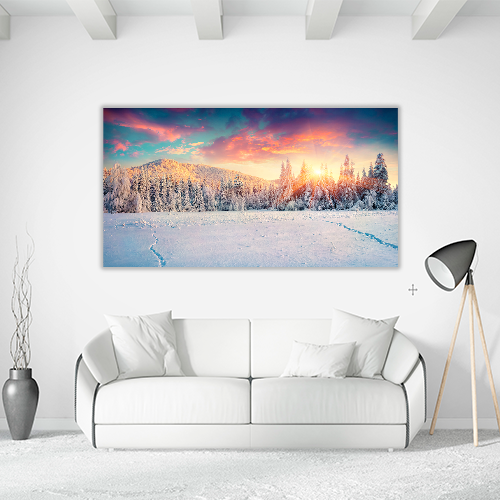 Colorful Winter Mountain