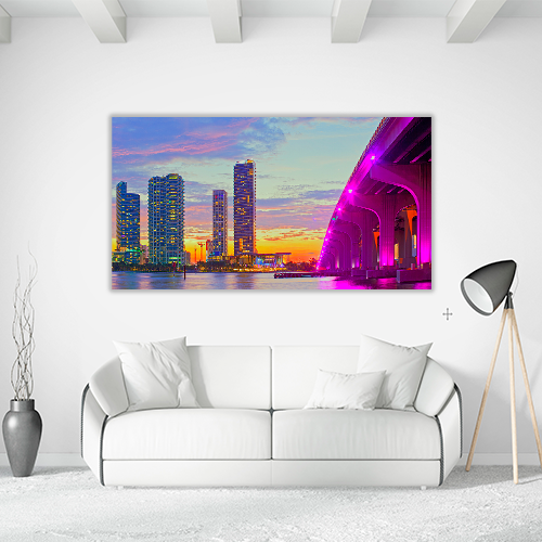 Miami Florida at Sunset
