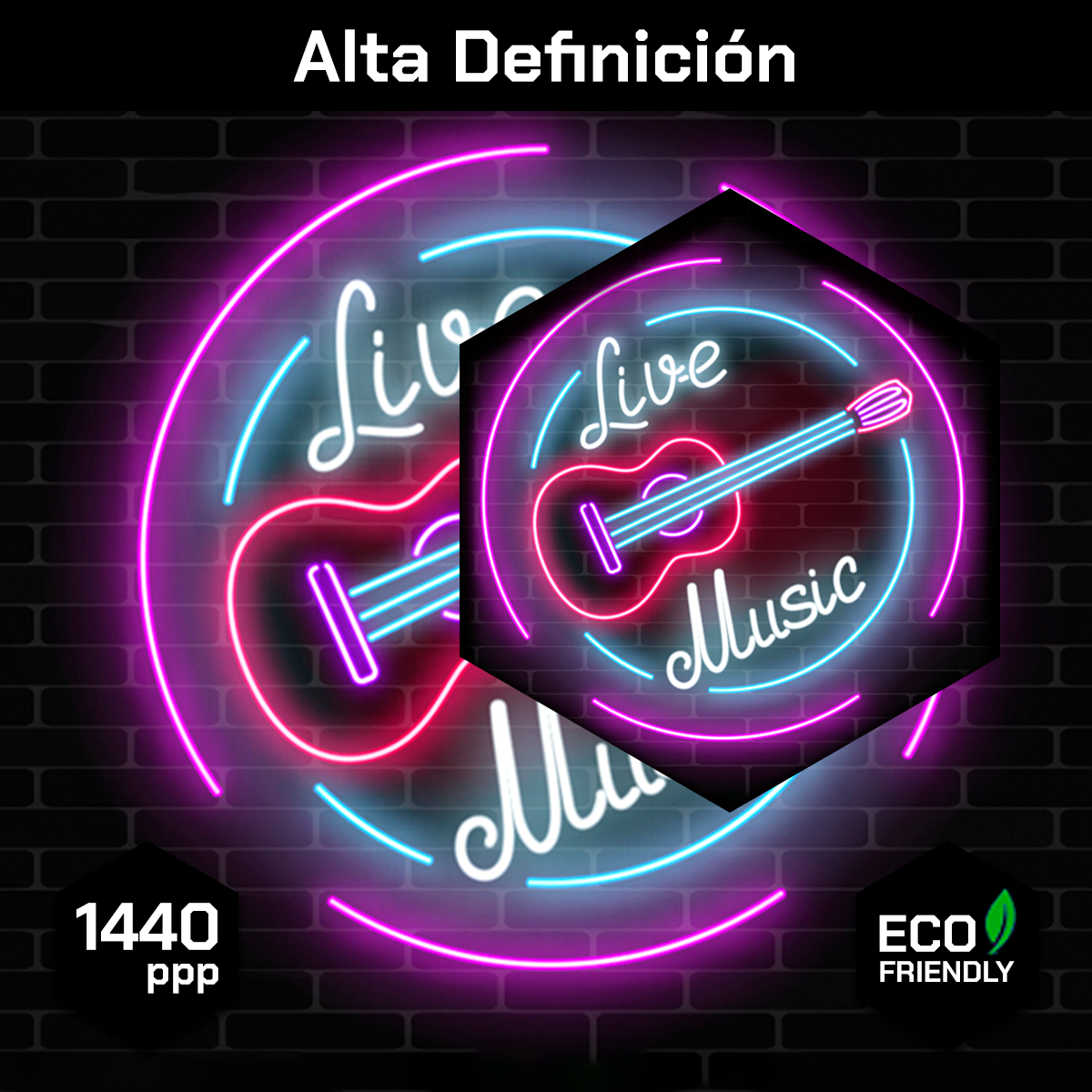 Letrero Neon De Guitarra