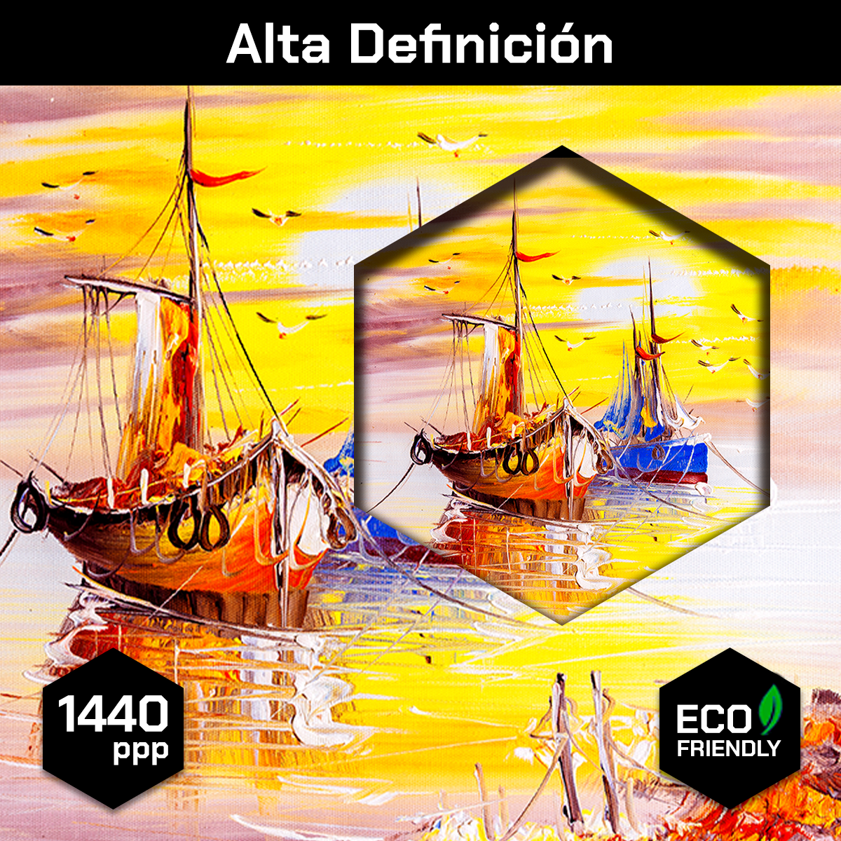 Barcos Al Atardecer