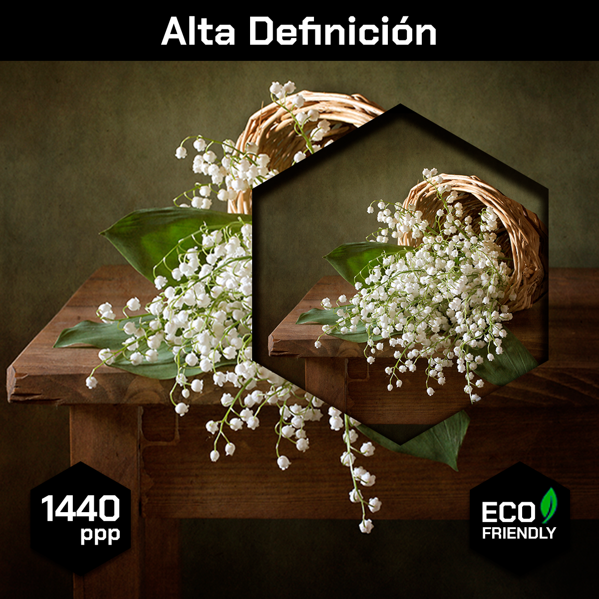 Canasta De Lirios Blancos