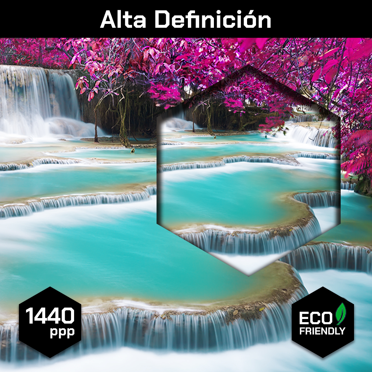Cascada Agua Turquesa