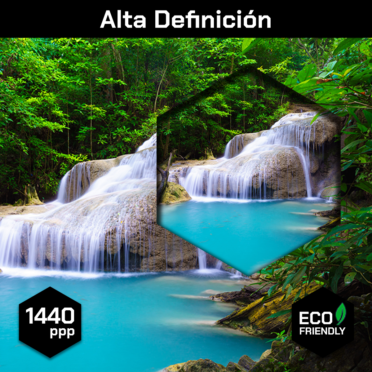 Cascada Azul Turquesa