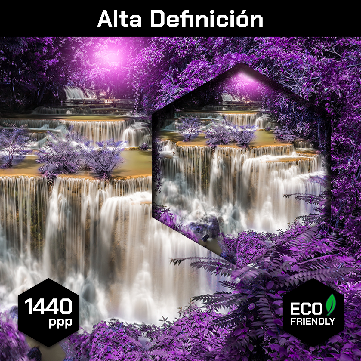 Cascada En Morado
