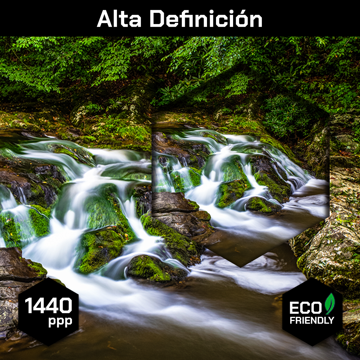 Cascada Sobre Piedras