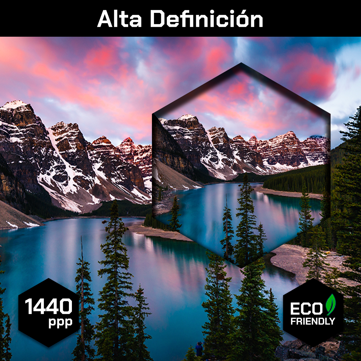 Lago Moraine Lindo Cielo
