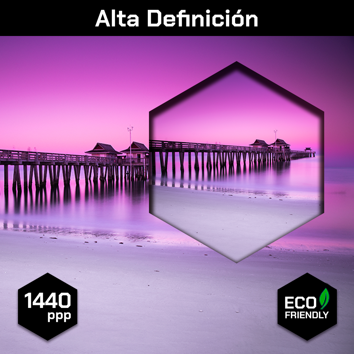 Playa Y Muelle Al Amanecer