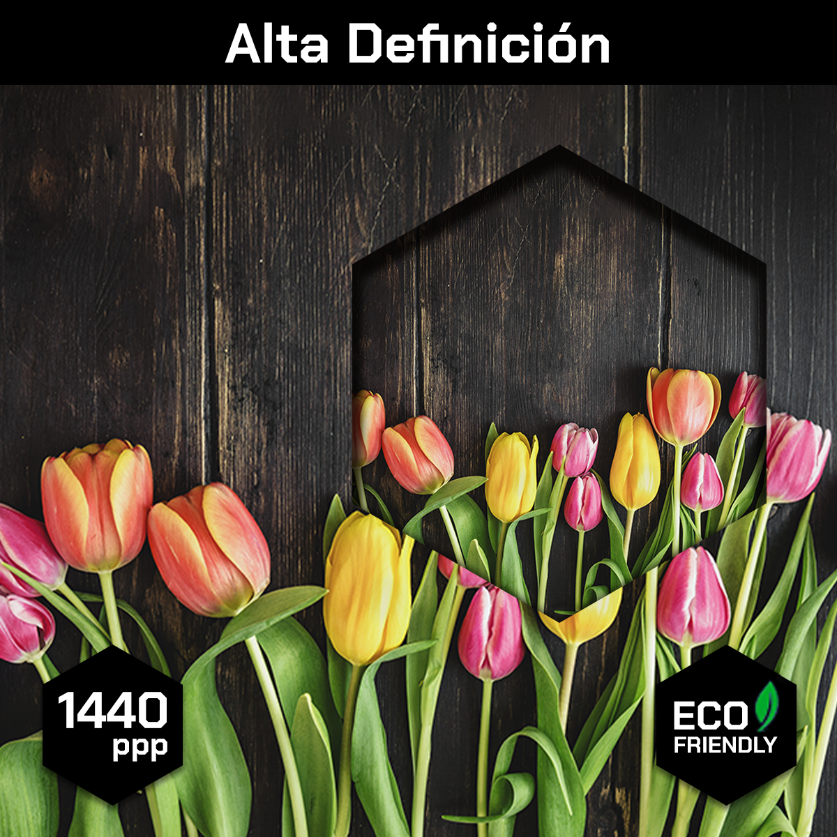Tulipanes Madera