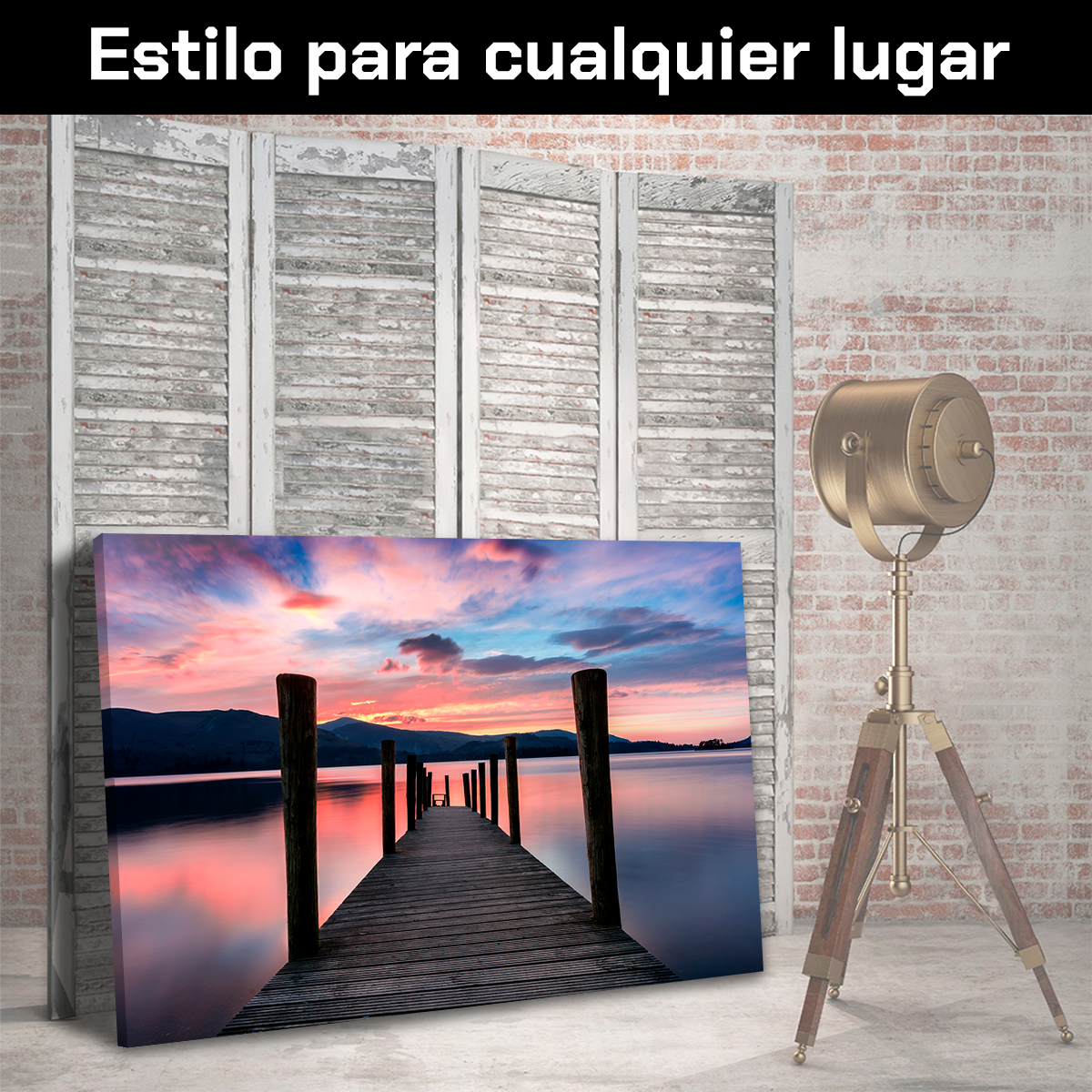 Lago Atardecer Vibrante