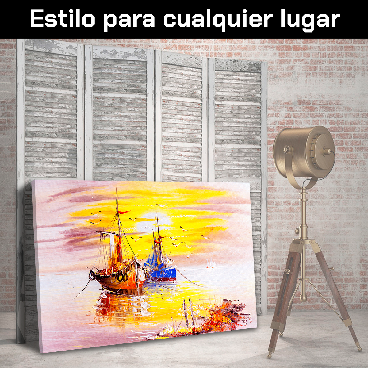 Barcos Al Atardecer