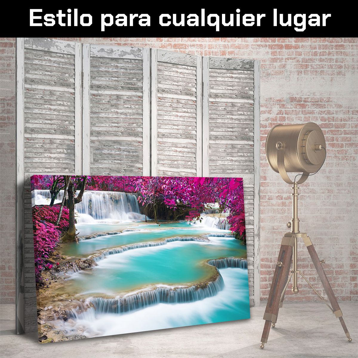 Cascada Agua Turquesa