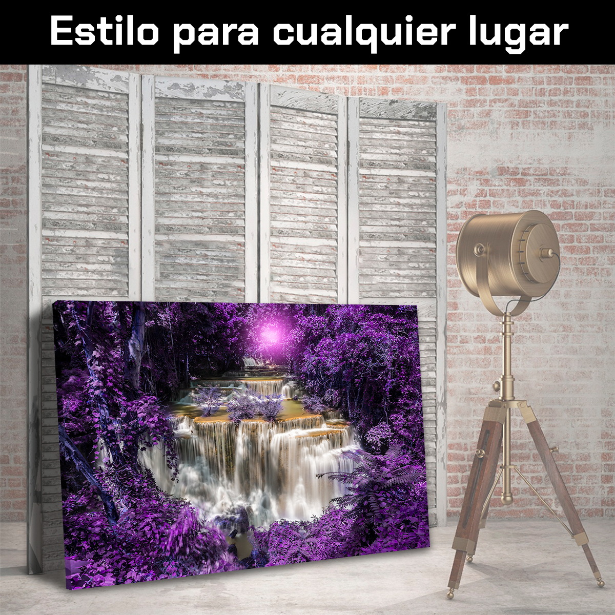 Cascada En Morado