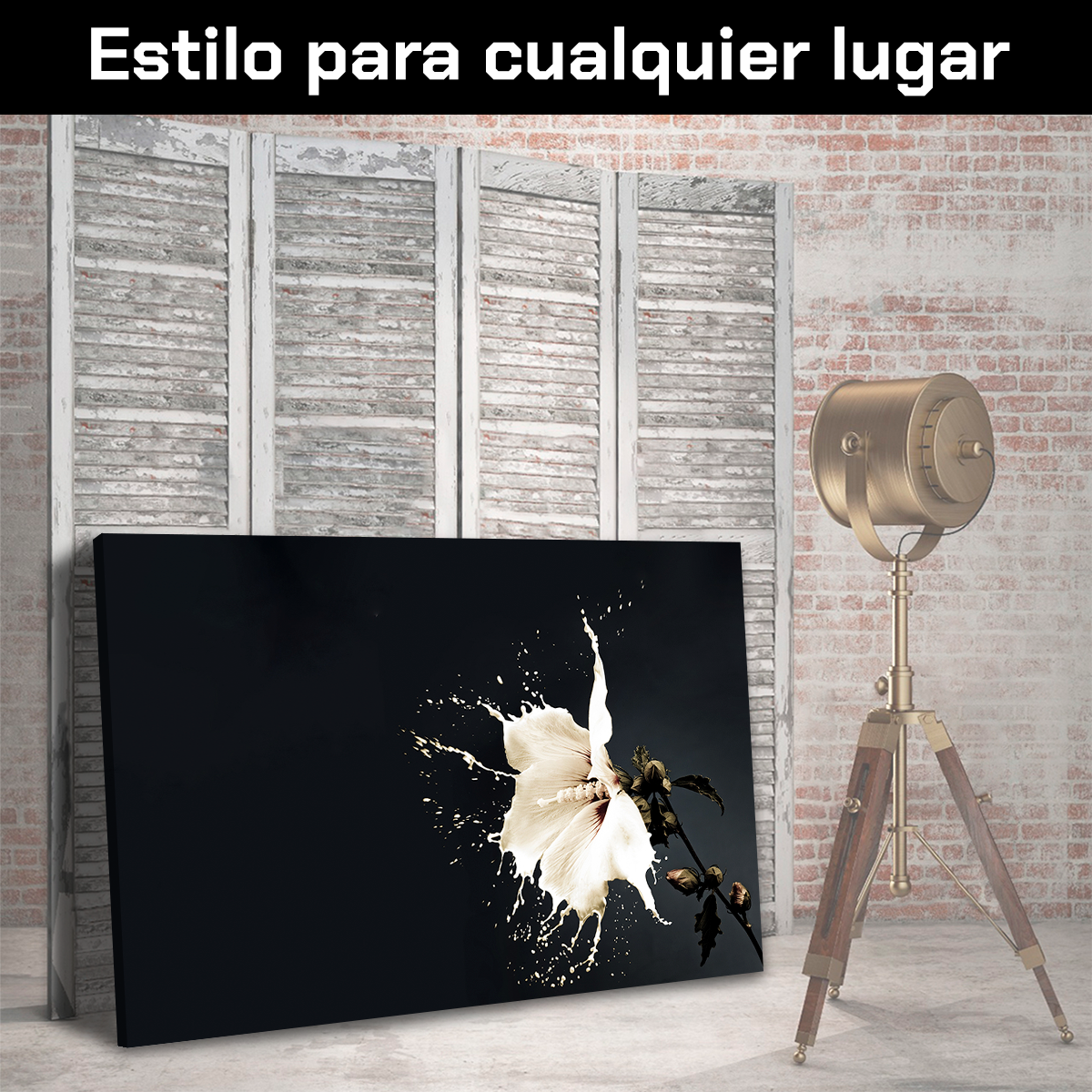 Flor Blanca de Pintura