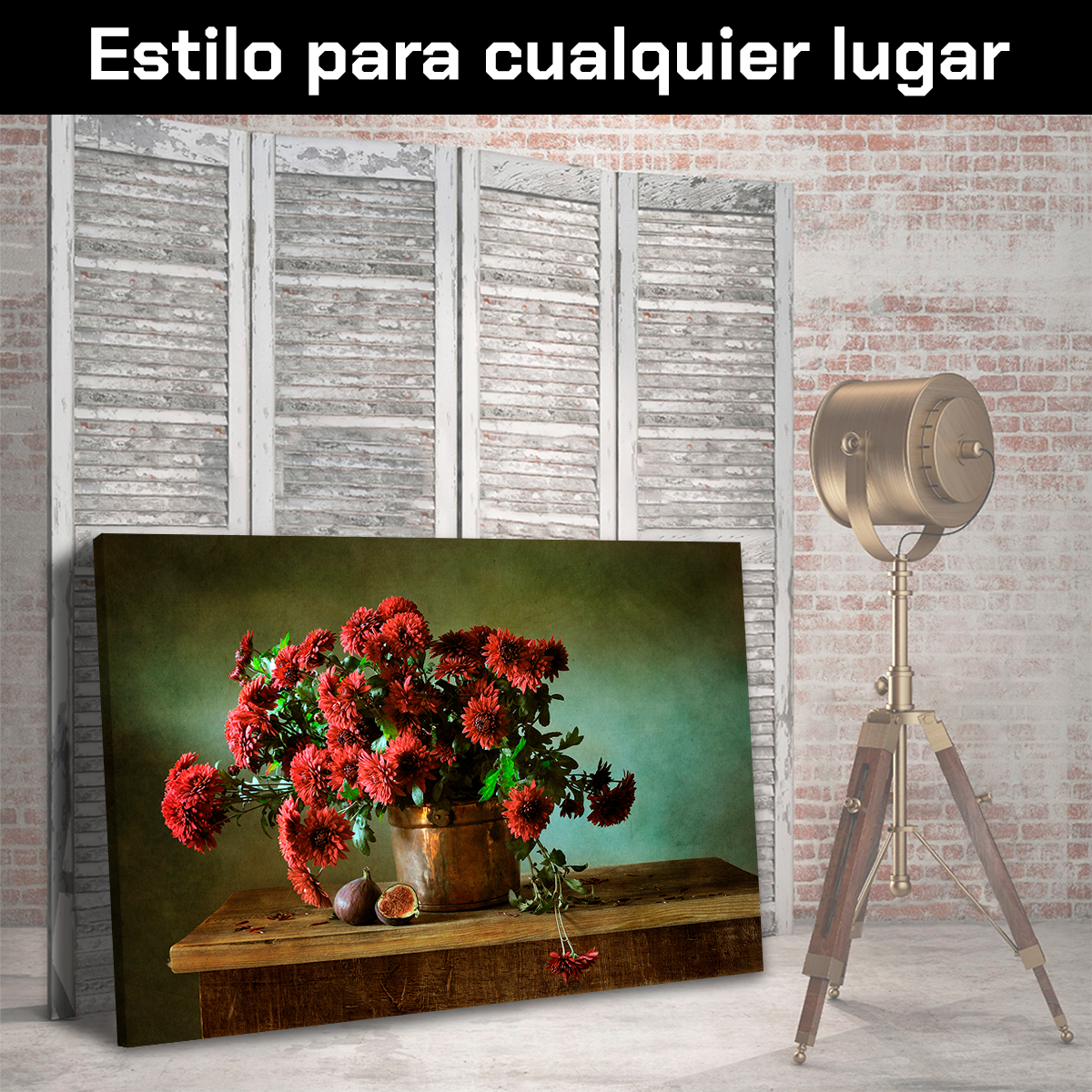 Flores Rojas De Otoño
