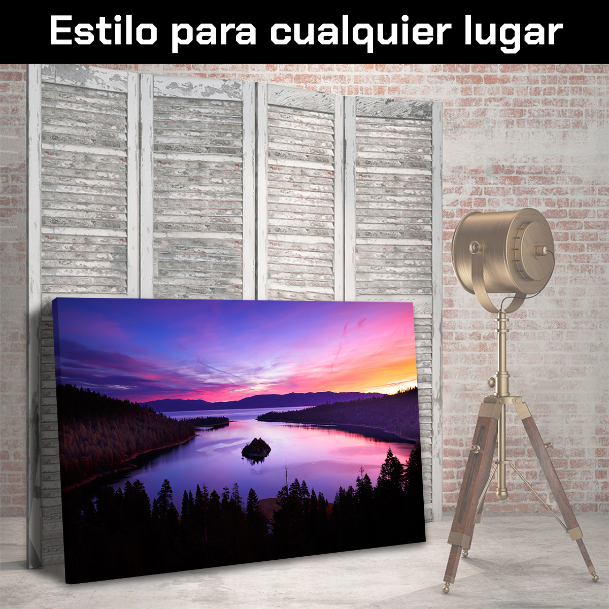 Lago Esmeralda Anochecer