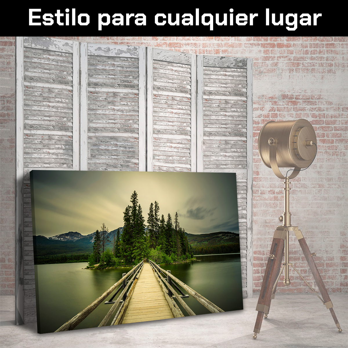 Lago Muelle En Verdes