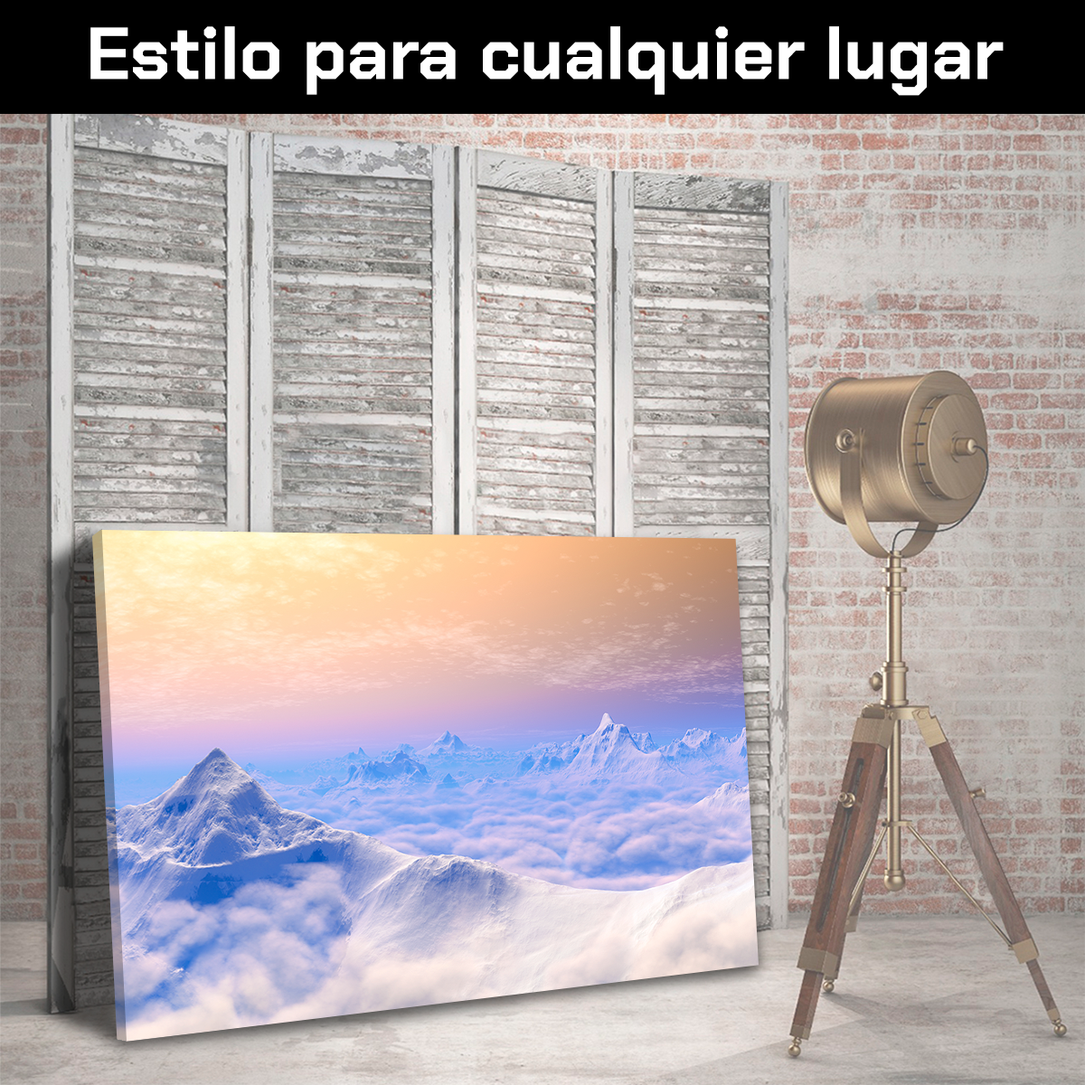 Montañas Bajo La Nieve