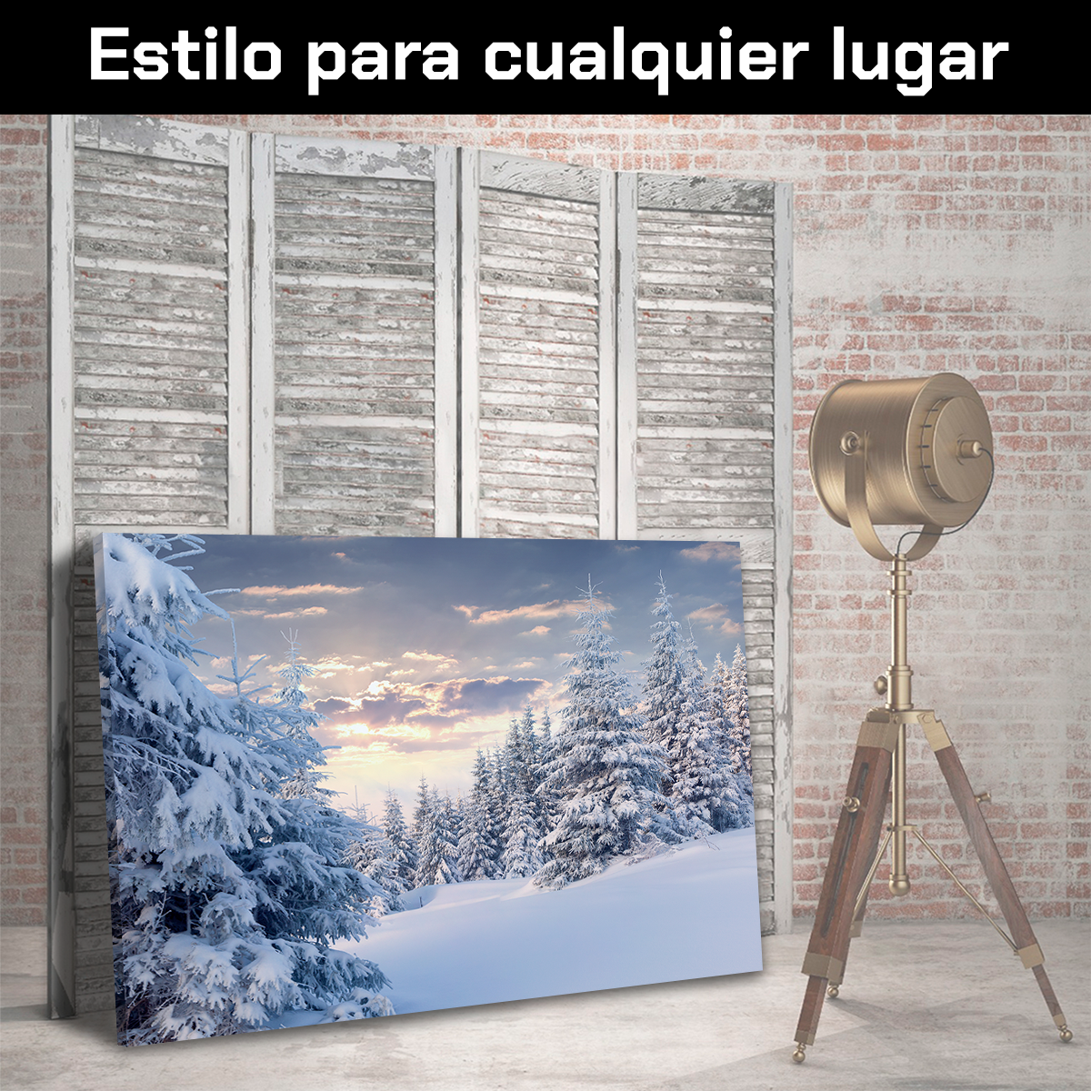 Montañas Invierno y Sol