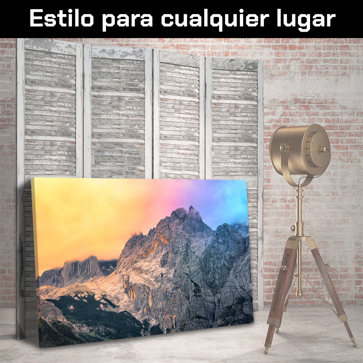Montañas Nubes Y Colores