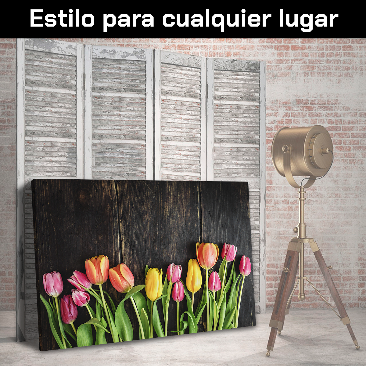 Tulipanes Madera