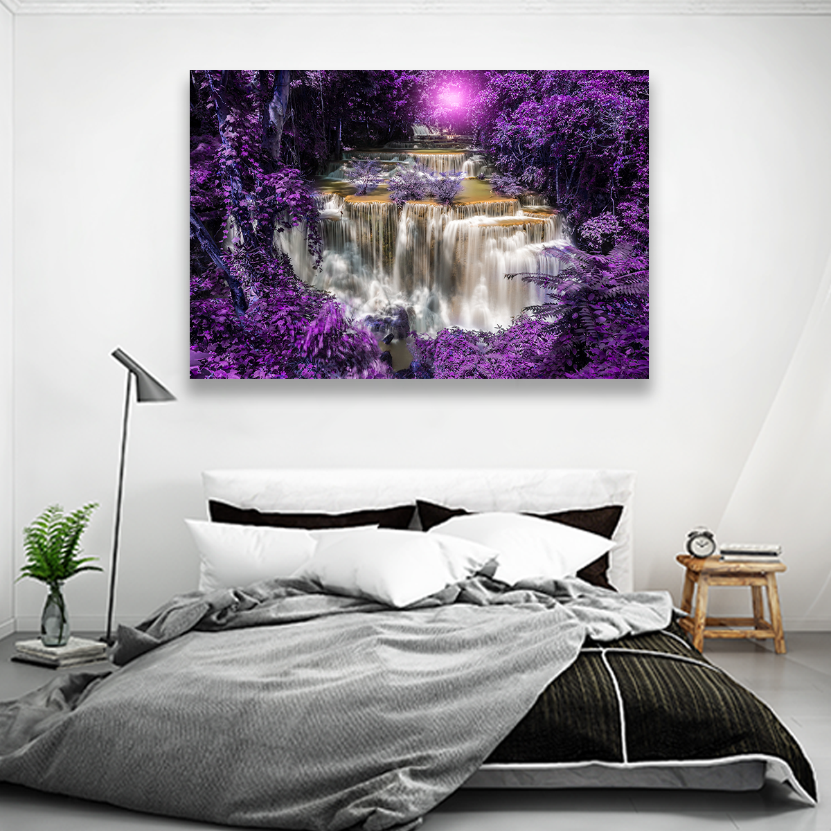 Cascada En Morado