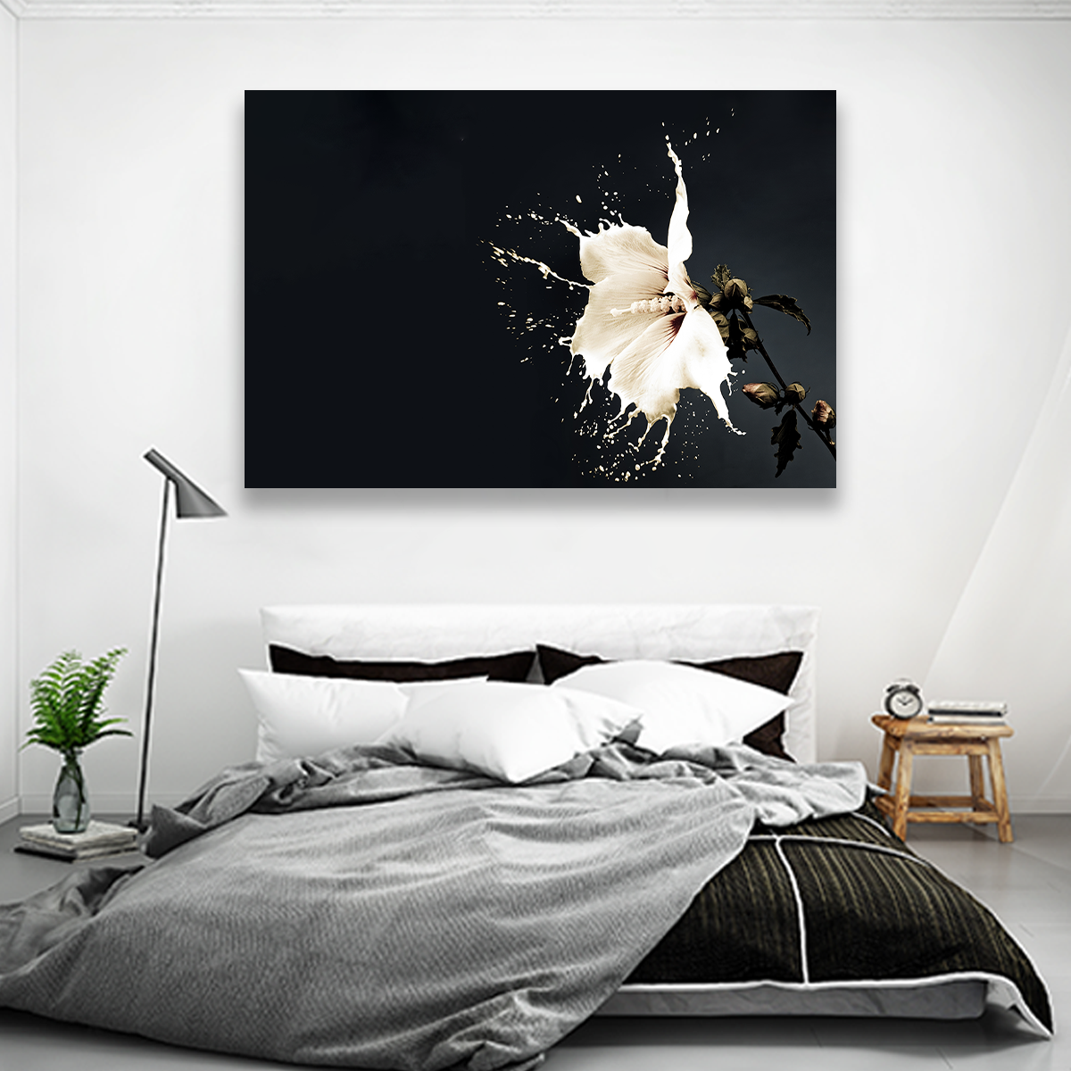 Flor Blanca de Pintura