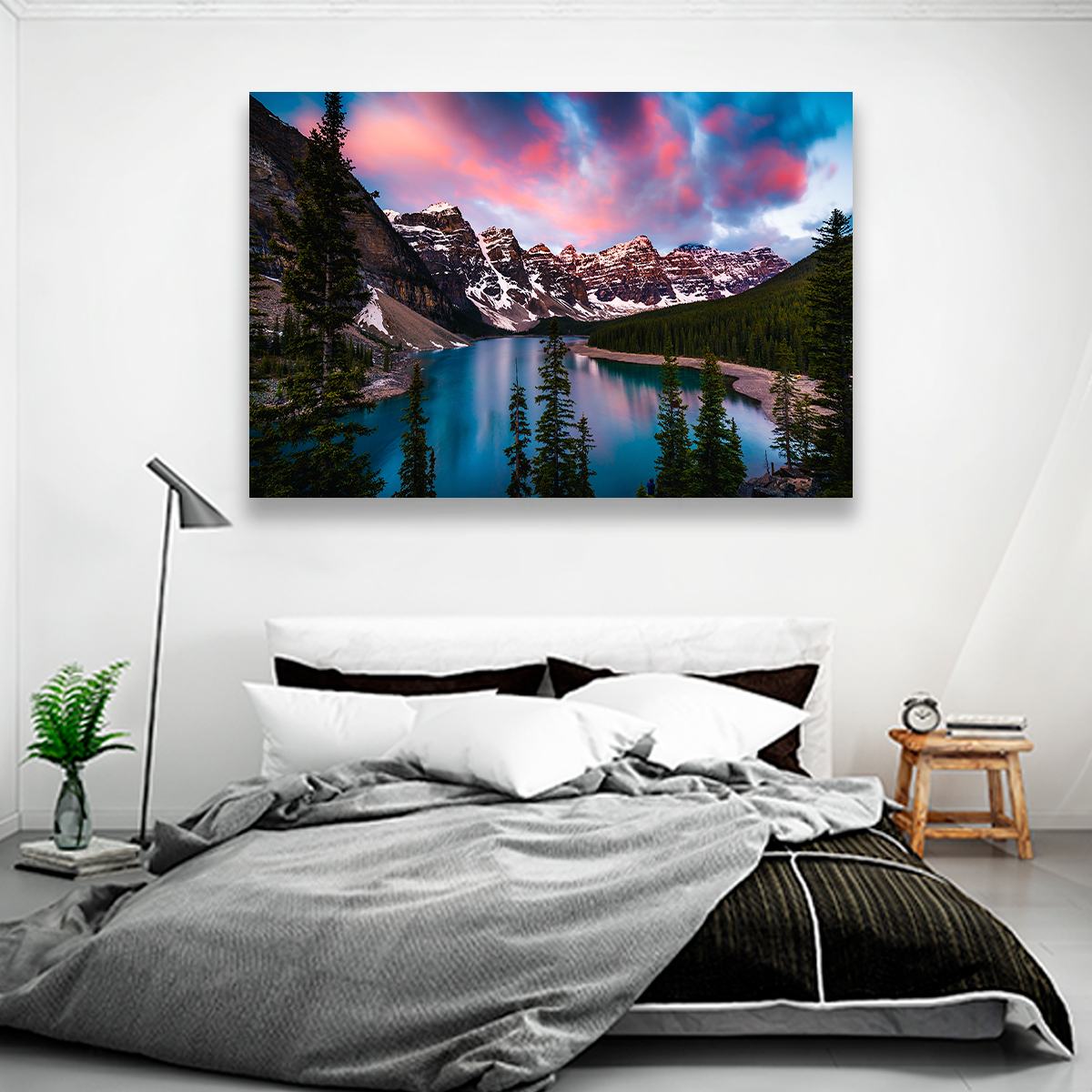 Lago Moraine Lindo Cielo