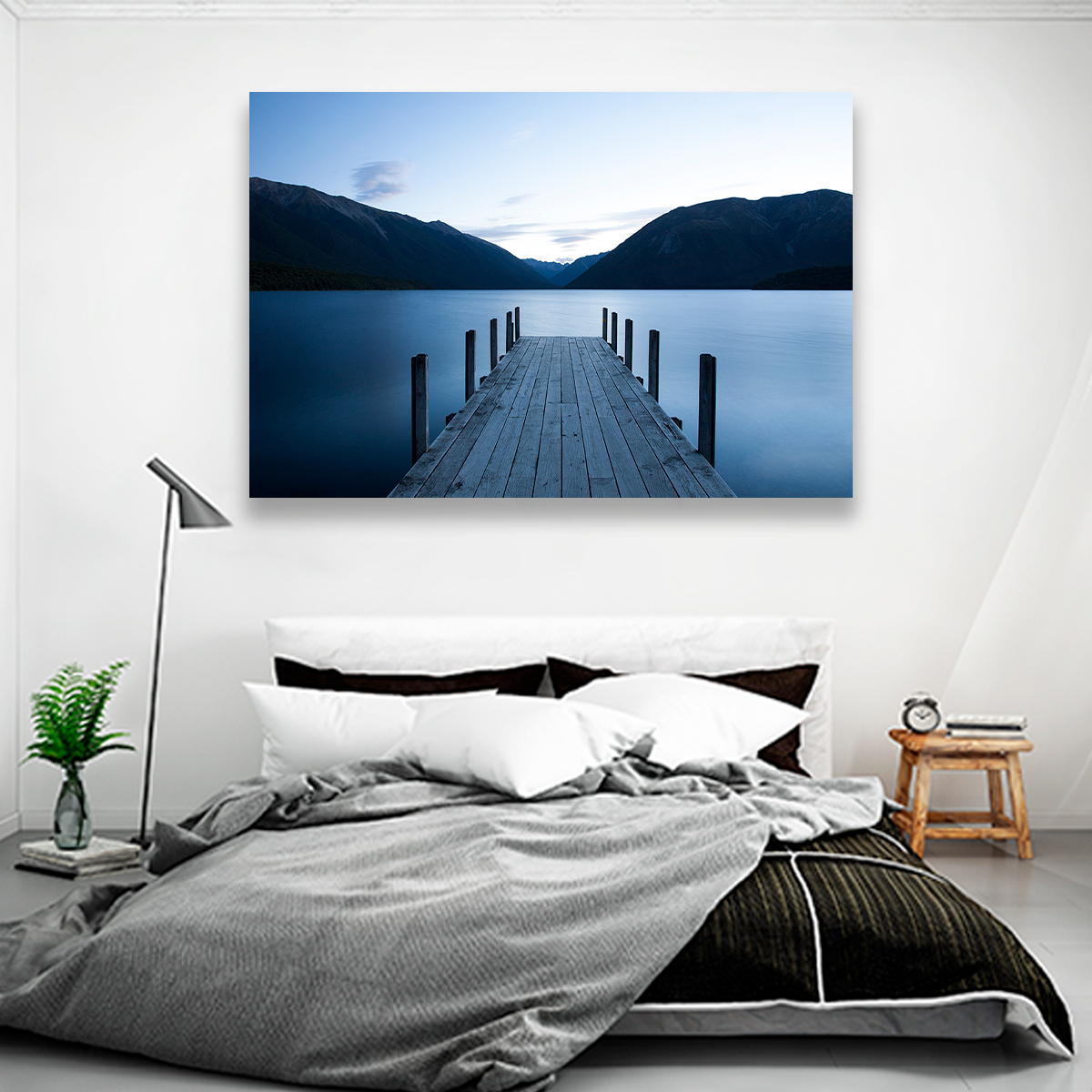 Montañas Muelle Rotoiti