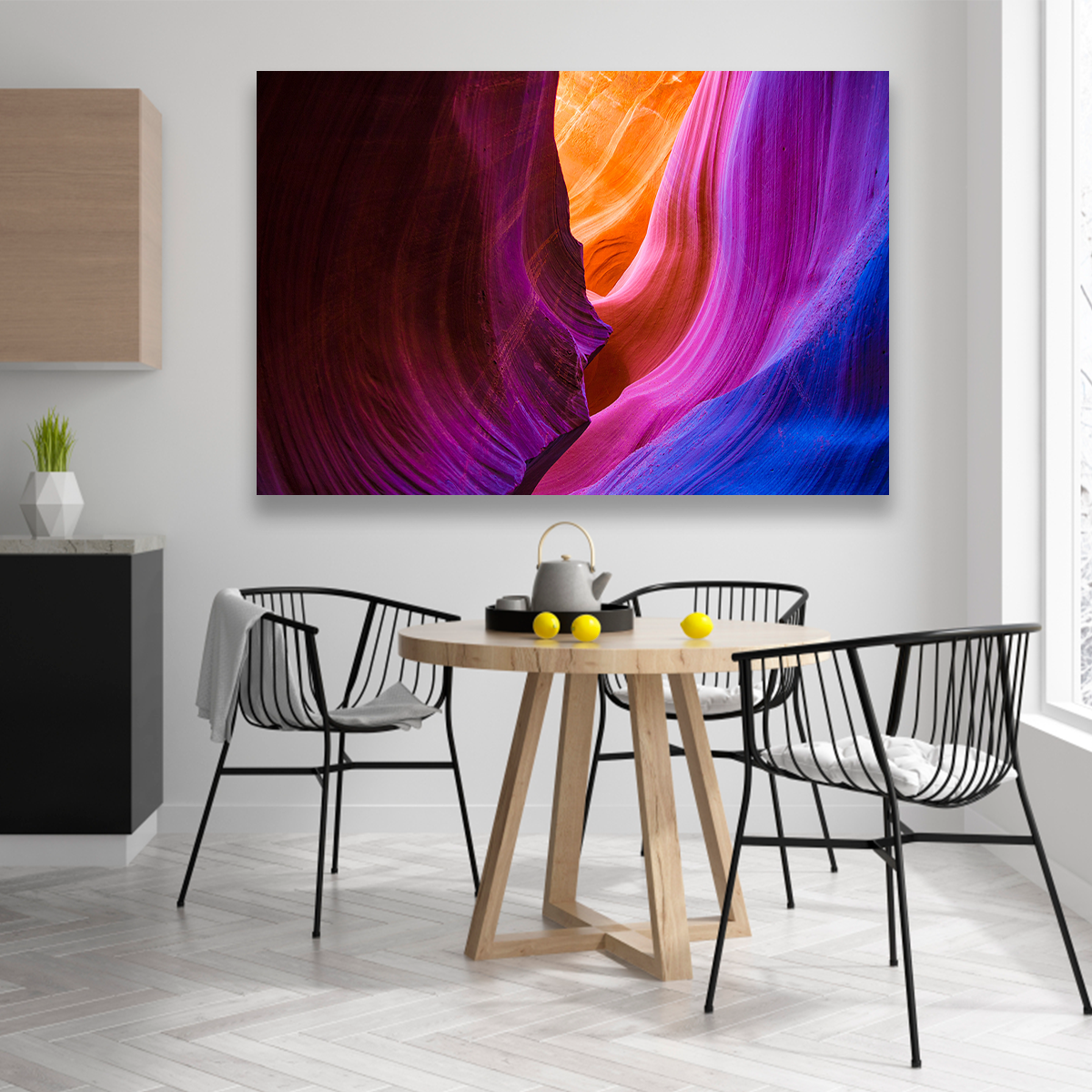 Cañones Curvas Moradas