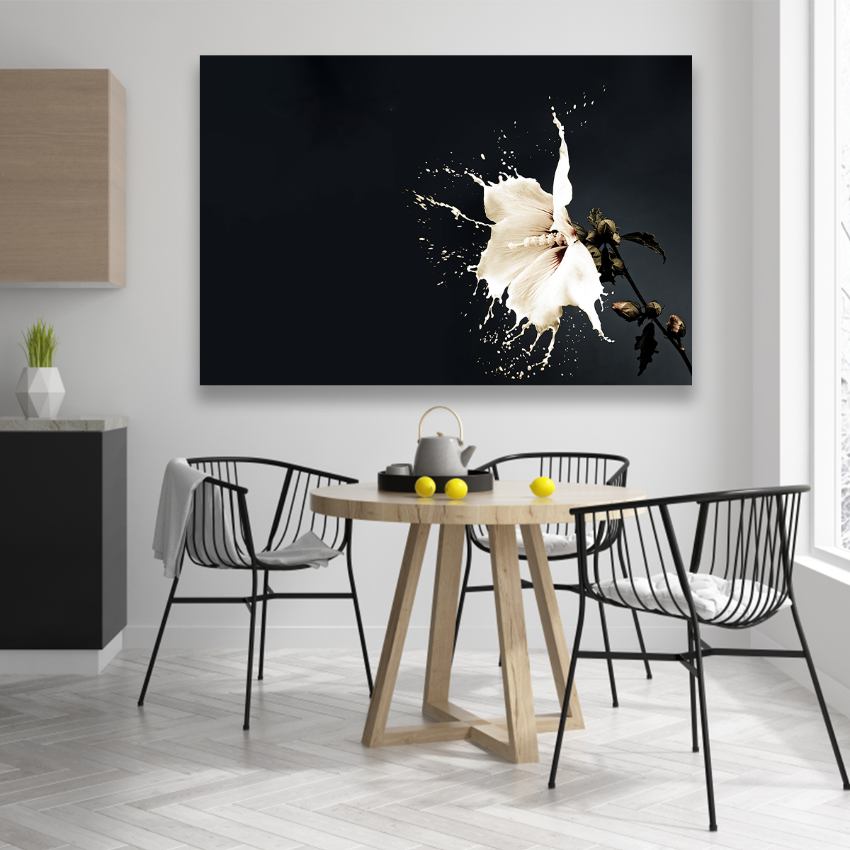 Flor Blanca de Pintura